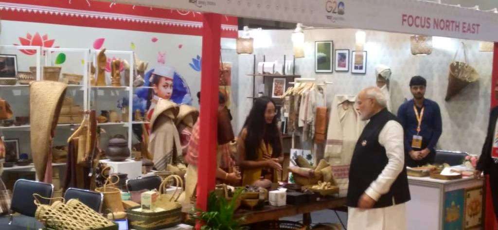 PM Modi visits Meghalaya's stall at G20 craft bazar; CM Conrad calls it 'encouraging'