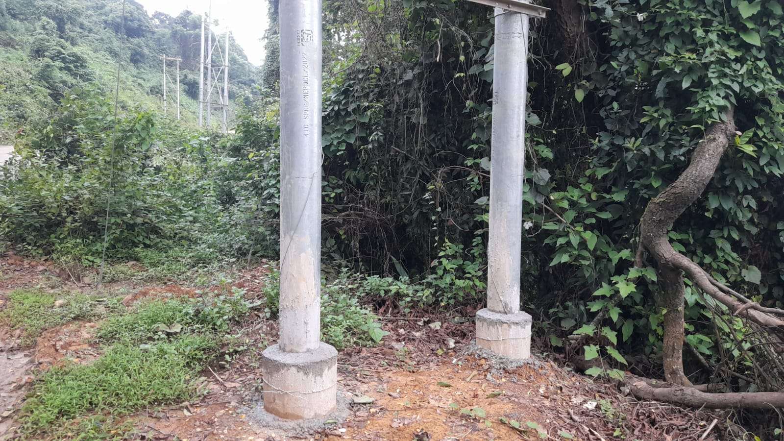 Substandard work on multi-crore project to set-up new posts & lines raises concerns in South Garo Hills