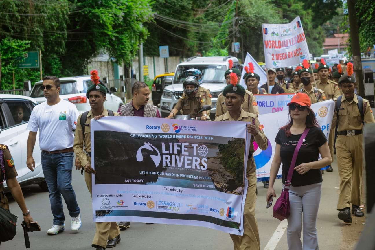 World Rivers Day 2023 observed with ‘LIFE TO RIVERS RALLY’ in Shillong