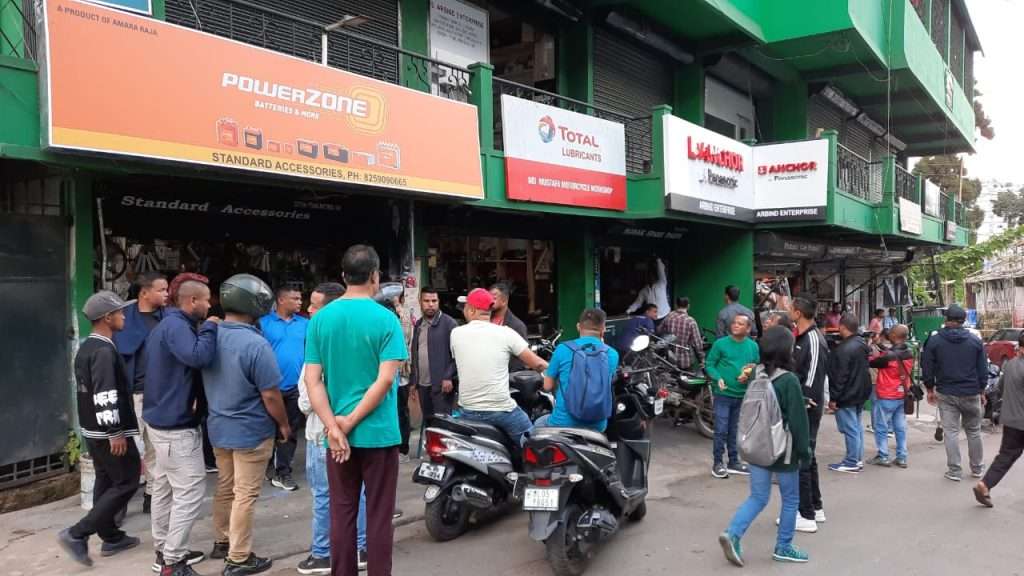 FKJGP conducts inspection of shops owned by non-tribals in Shillong; issues stern warning