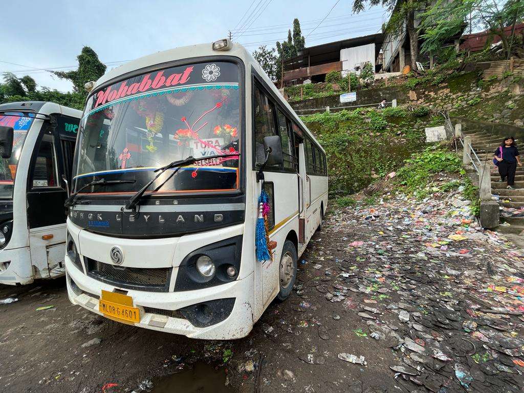 Photo Story: Bus depot turns dumping ground in Tura