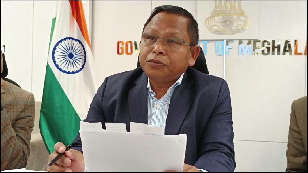 Shillong-ni manderangna rongtalgipa chirangko on•enga ine PHE Minister a•kanga