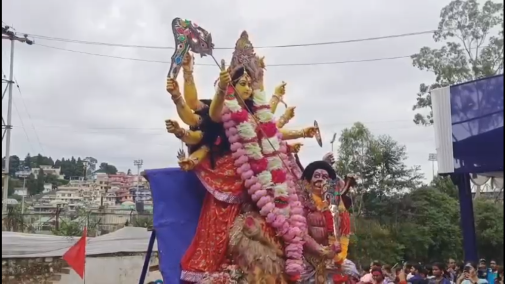 Vijaydashmi 2023 in Pics: Shillong bids tearful adieu to Goddess Durga