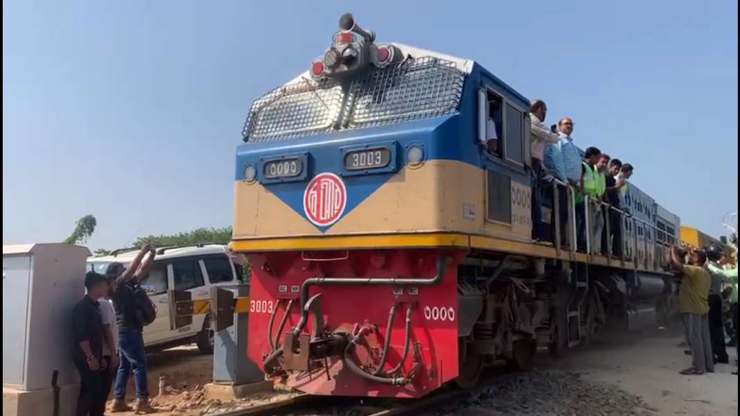Trial run on Akhaura-Agartala international railway line connecting India & B’desh successful