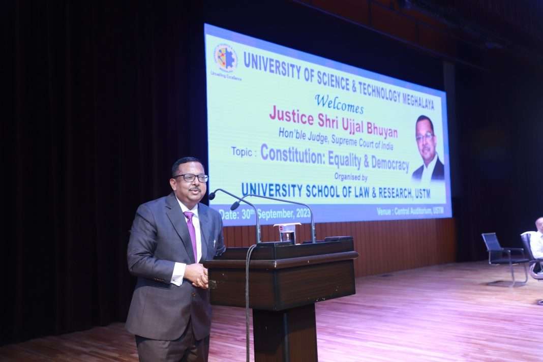 Basic Structure of Constitution should not be changed: SC Justice Ujjal Bhuyan at USTM