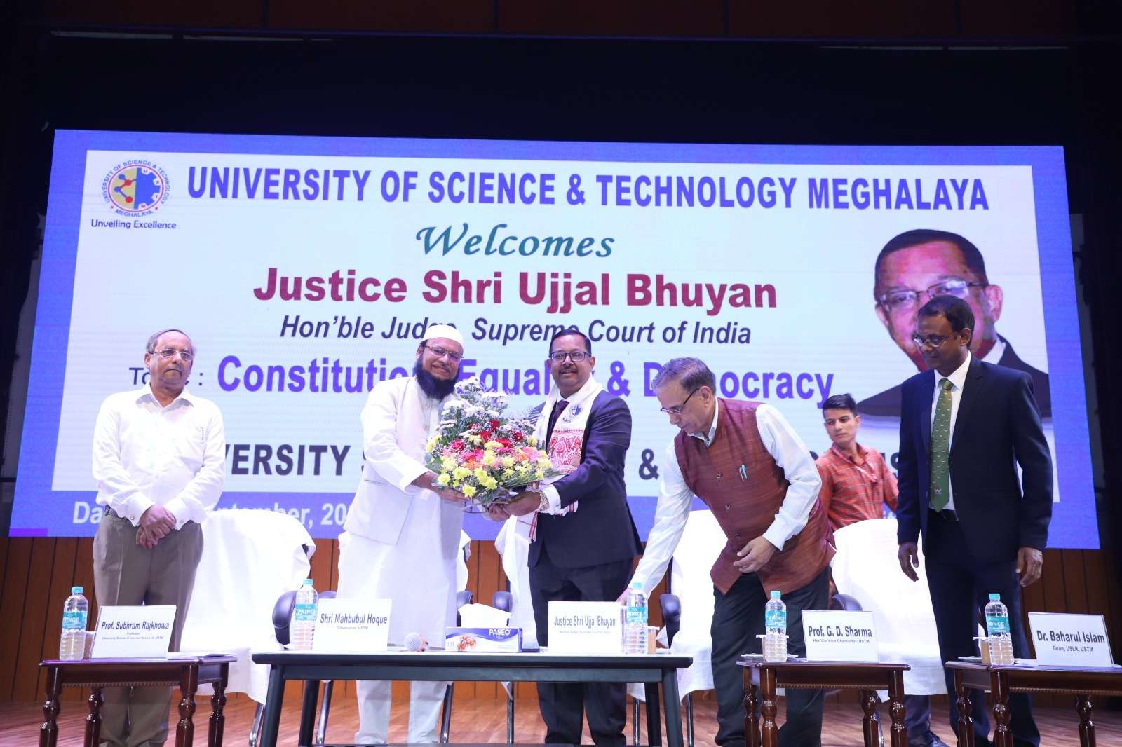 Basic Structure of Constitution should not be changed: SC Justice Ujjal Bhuyan at USTM