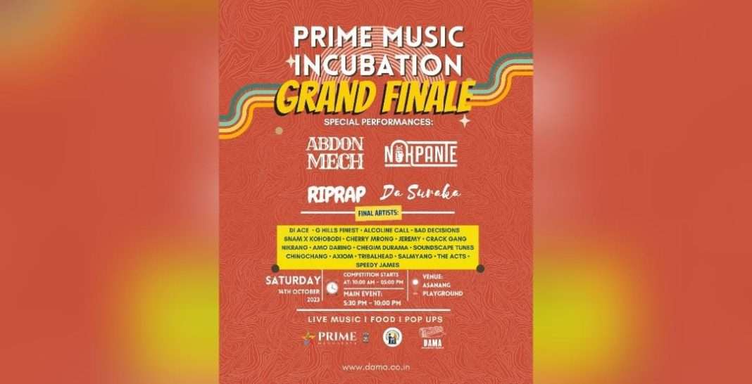 DAMA, Prime Music Incubation Grand Finale-ko Oct 14 tariko ong·atnasienga