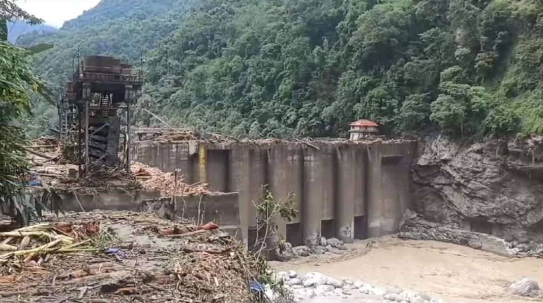 WATCH: Visuals from Teesta Stage 5 dam in Dikchu