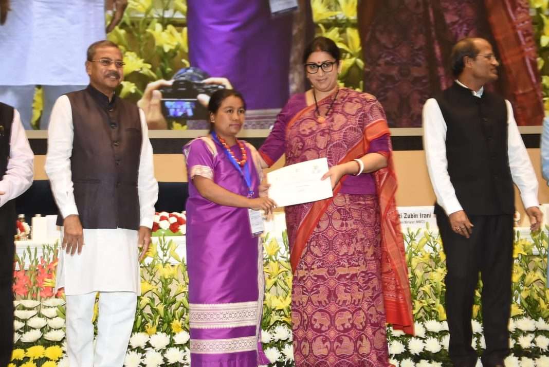 Anganwadi worker Bariphylla Nongsteng honoured for remarkable efforts in reducing acute malnutrition