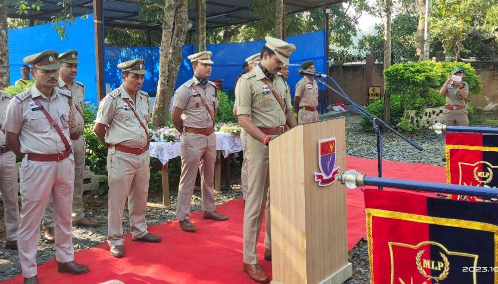 South West Garo Hills police remembers martyrs on police commemoration day