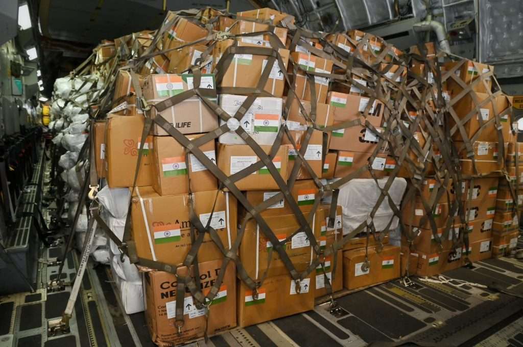 In Pics: India sends humanitarian aid to the people of Palestine