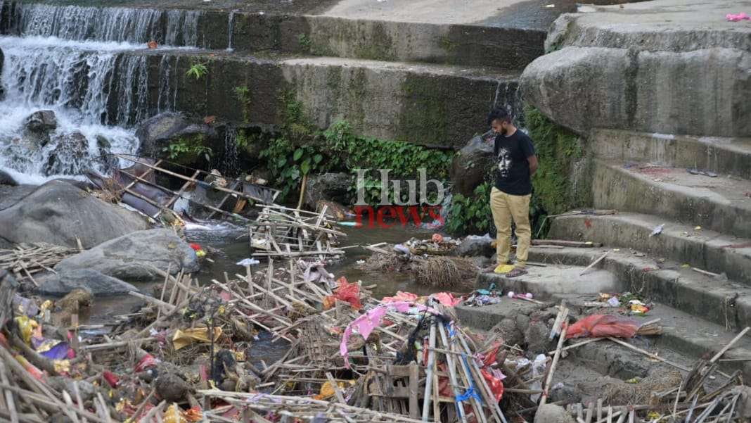 Festivity with social responsibility: CPC, TMB clean Babupara ghat after Durga Puja idol immersions