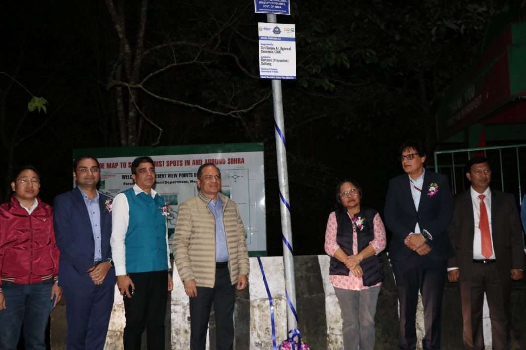 CBIC Chairman Sanjay Agarwal adopts Solar Street Light Project for four villages in Khasi Hills