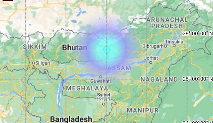 3.6 magnitude earthquake strikes Arunachal Pradesh