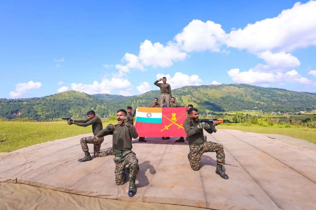 Joint bilateral exercise between India and Malaysia underway at Umroi Cantonment from Oct 23