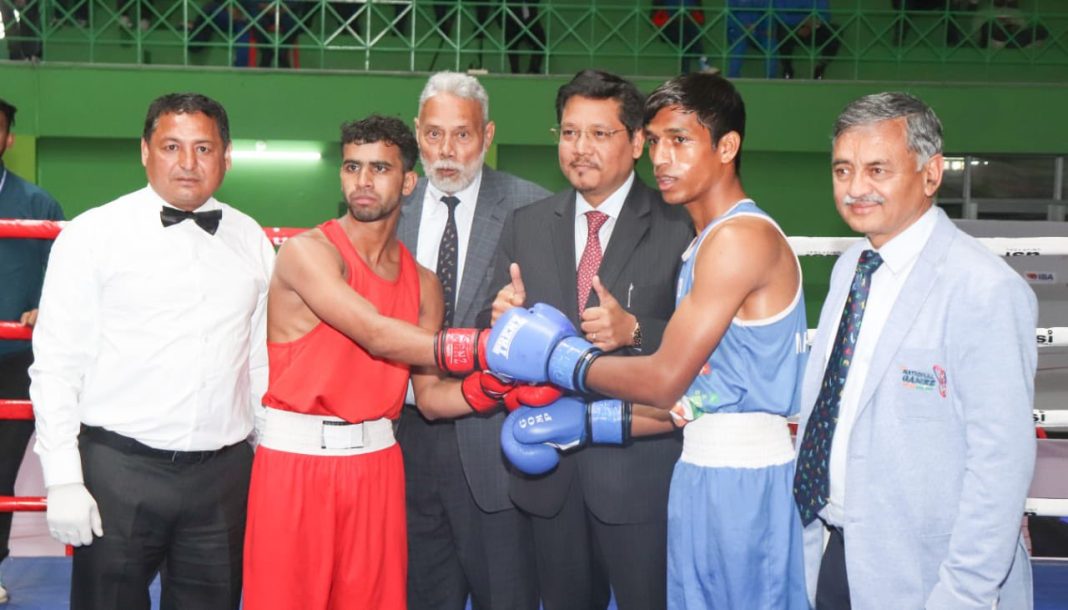 Conrad visits ongoing National Boxing Championship, says “will learn and improve from challenges”