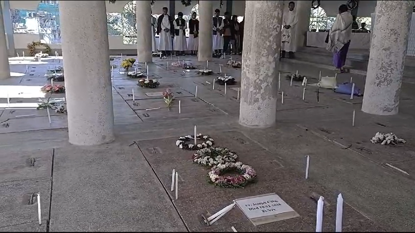 ‘All Souls Day’ observed at Catholic cemetery in Shillong