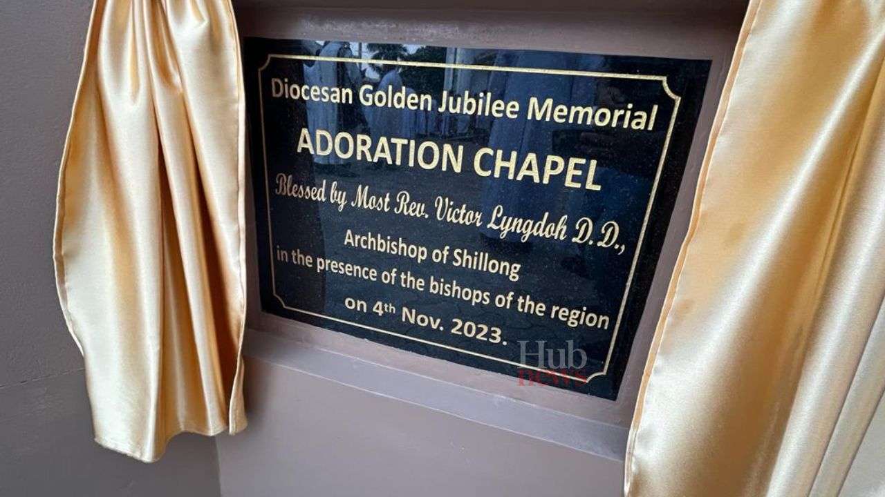 In Pics | 50 years of Tura Diocese : Blessing of the Adoration Chapel