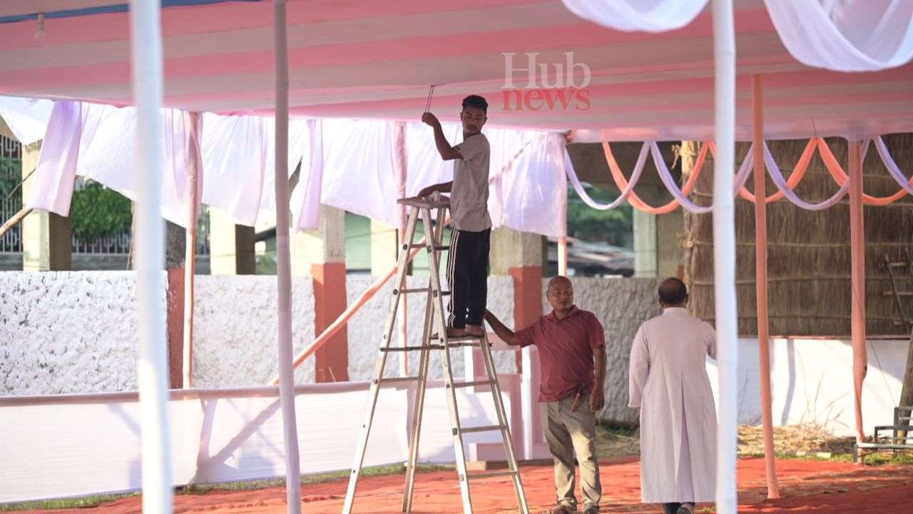 In Pics: Preparations underway for the Golden Jubilee celebration of Tura Diocese