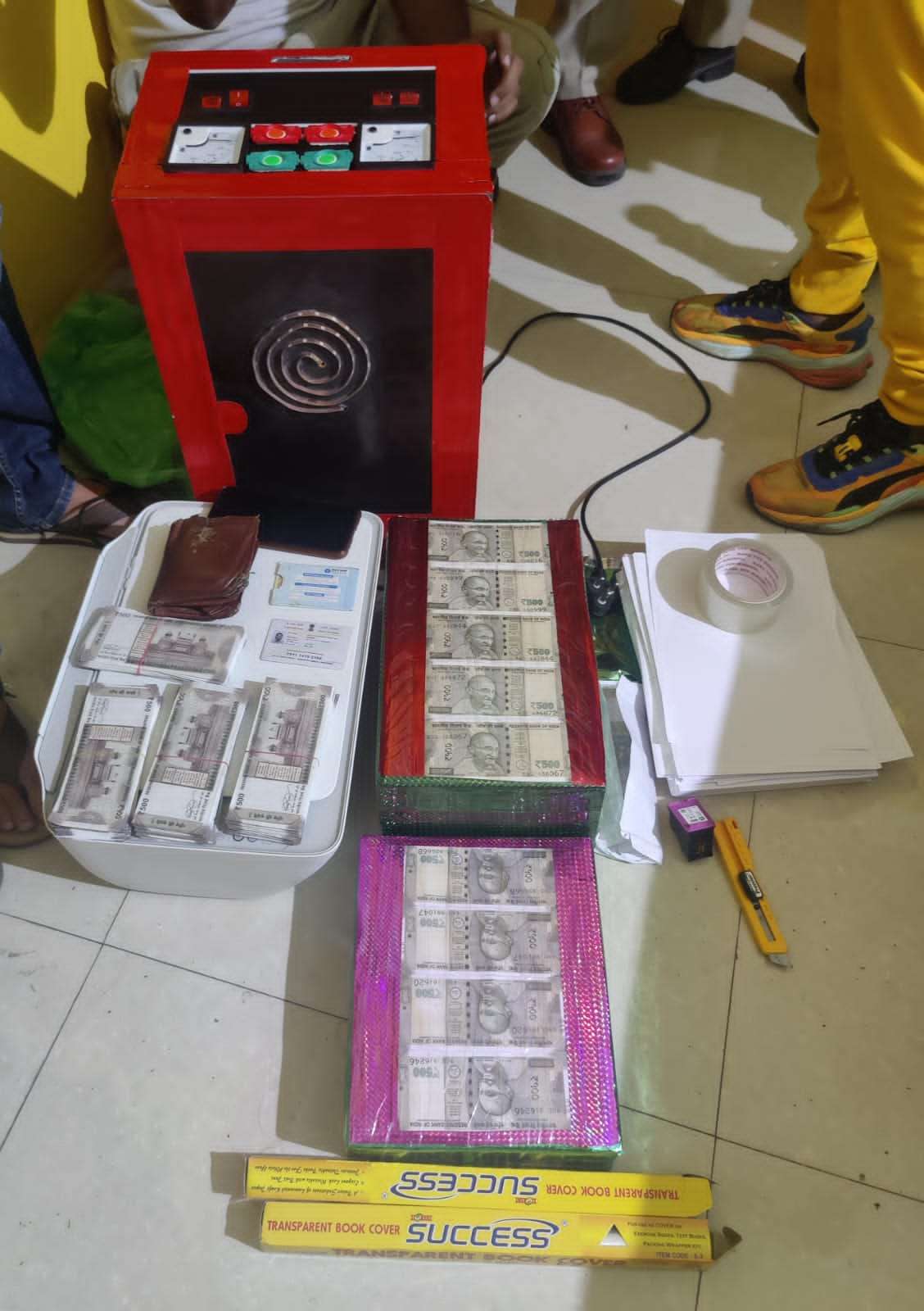In a major crackdown against Fake Indian Curency Notes (FICN), the Special Task Force of Assam police on Tuesday conducted a raid at Basistha area in Guwahati and recovered FICN of 280 numbers of Rs 500 notes.