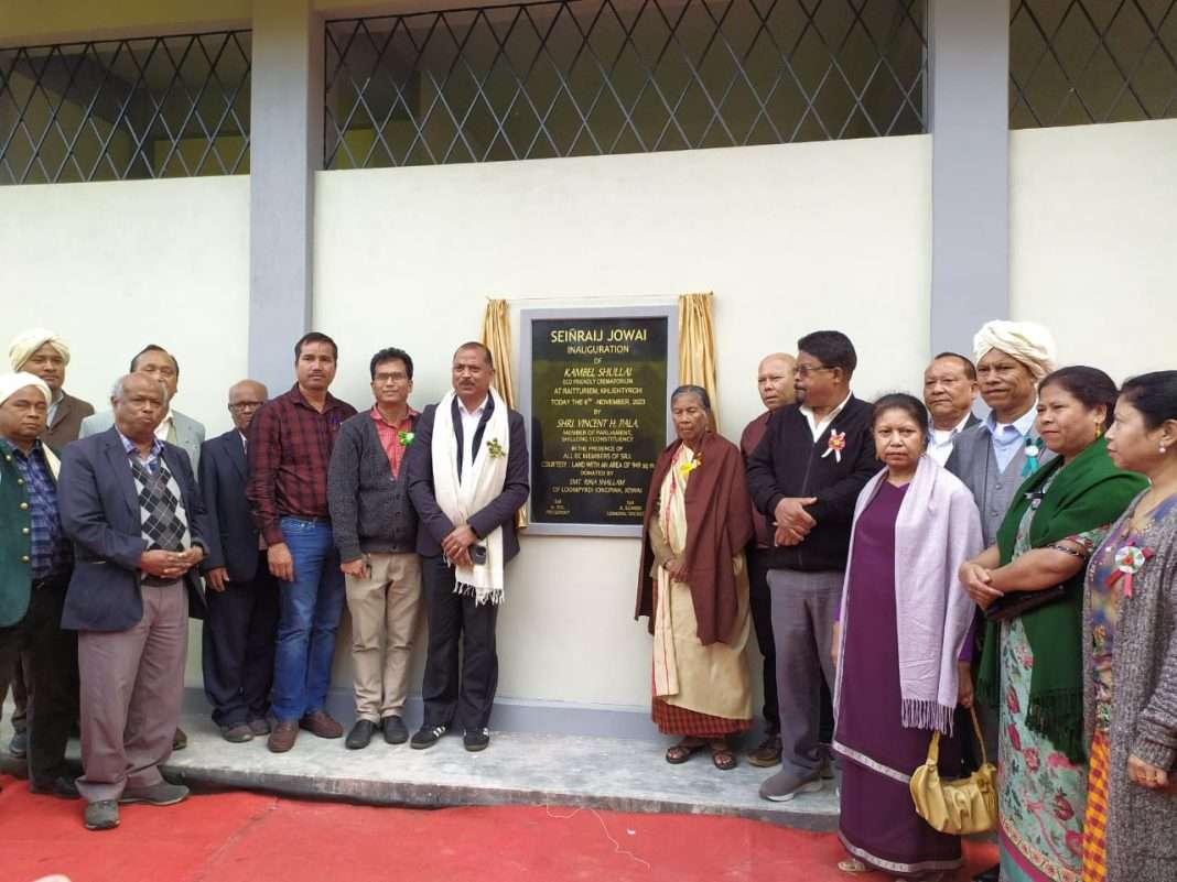 Vincent Pala inaugurates Kambel Shullai Eco-Friendly Crematorium along Jowai-Shillong road