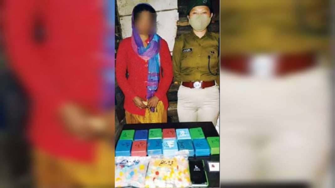 Shillong police arrest woman drug supplier from Sweeper Lane
