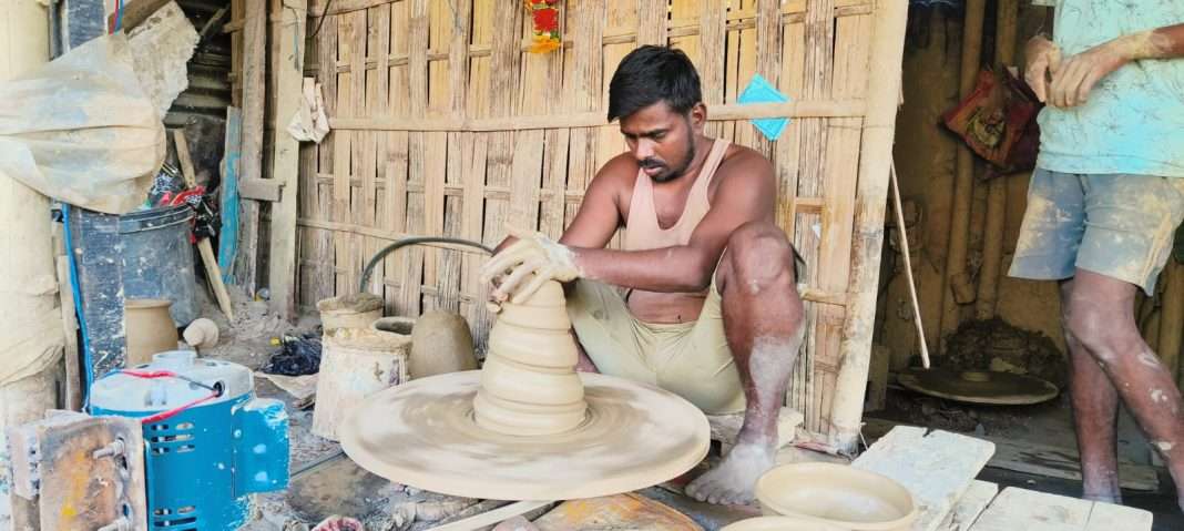 Assam: Ahead of Diwali, local potters faces stiff challenge due to chinese lights and diyas from Bangladesh