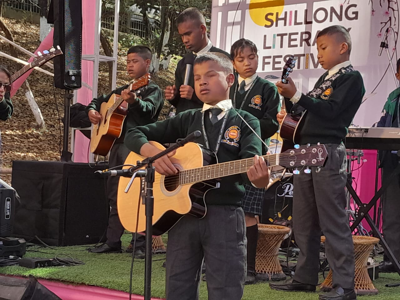 A unique immersive amalgamation of storytelling and music, the 2023 edition of Shillong Literary Festival, got underway on Tuesday at the Ward’s Lake in Shillong city.