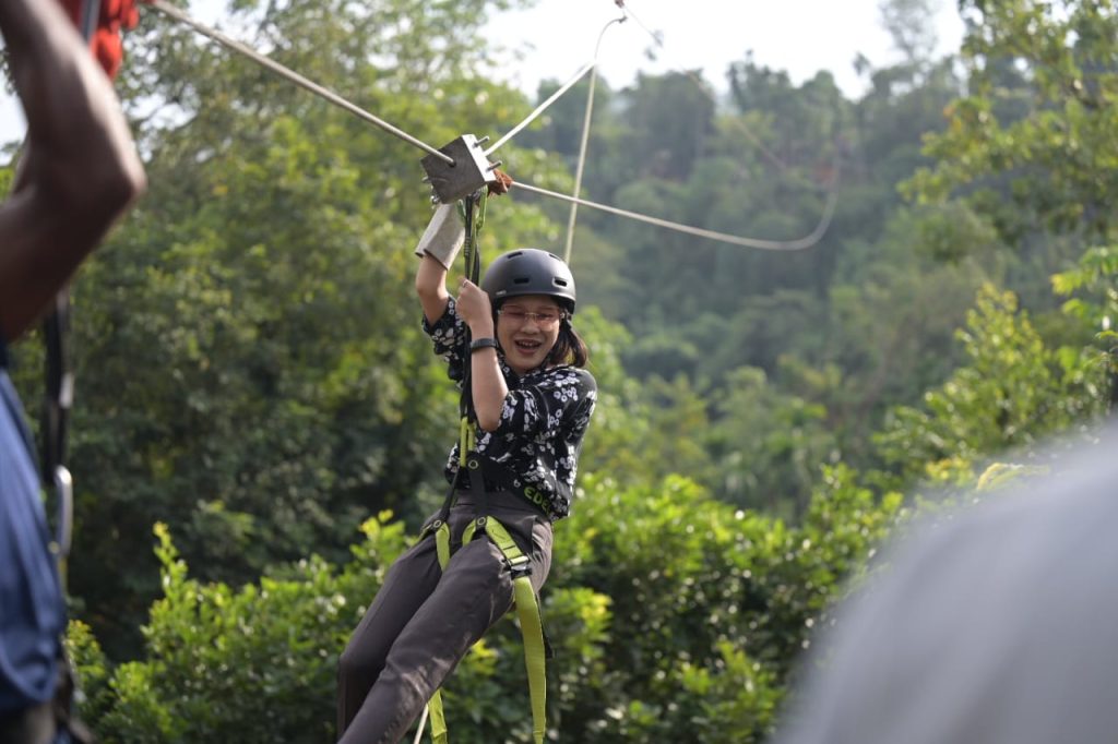 MP Agatha Sangma Inaugurates 1st Zip Lining in Aminda Rangsa, Gambegre in WGH