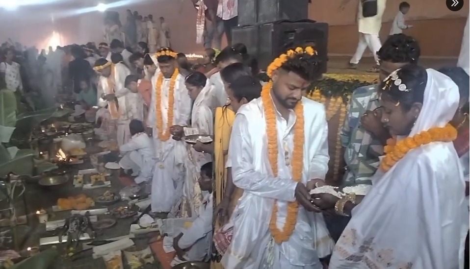 10 Couples tie the knot in Nalbari's 'Shubh Parinay' event under 'Beti Bachao Beti Padhao'