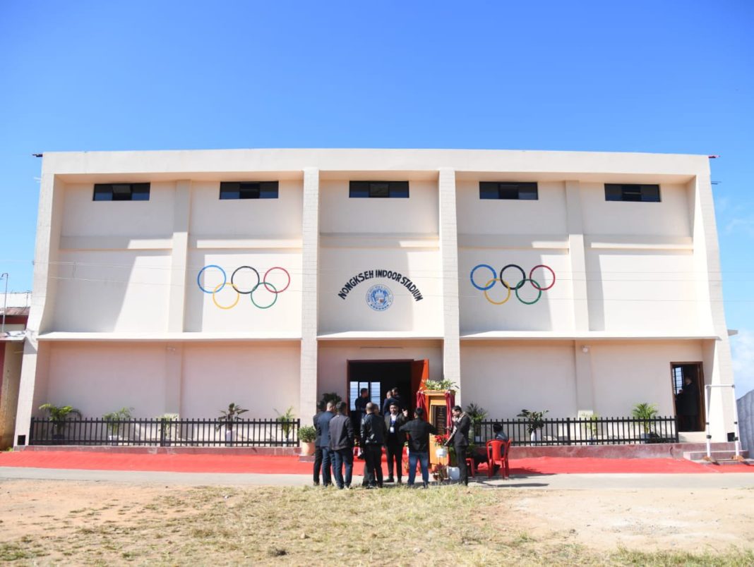 Conrad inaugurates Upper Shillong's first indoor stadium, stresses on Youth and Community Development
