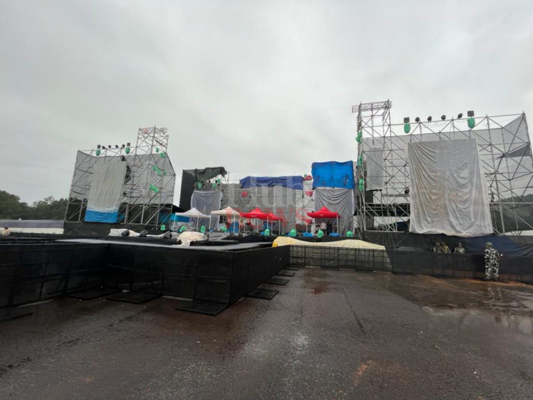 IN PICS | Rain plays spoilsport ahead of Me'gong Festival inaugural