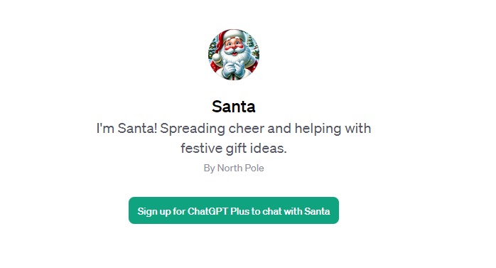 OpenAI launches SantaGPT, spreading festive spirit and exclusive Christmas gift ideas