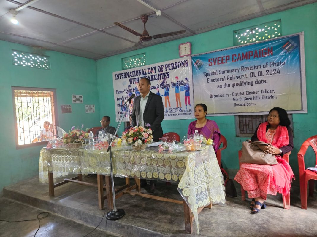 Addl. DC of North Garo Hills encourages PwDs to convert their talents into livelihood