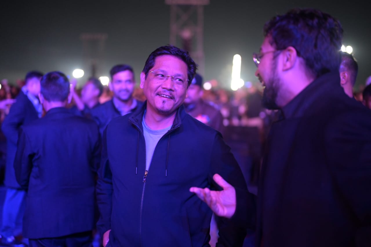 In Pics | CM Conrad Sangma joins the vibe at Me'gong Festival, meets Armaan Malik