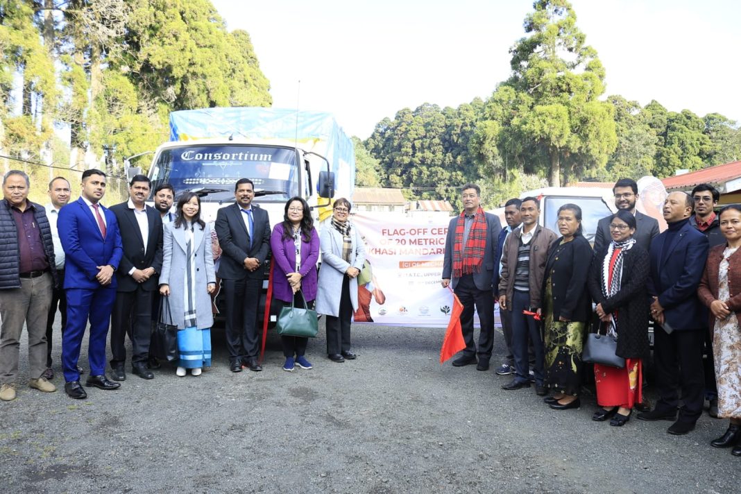 Meghalaya ships 20 metric tons of Khasi Mandarin to Dubai