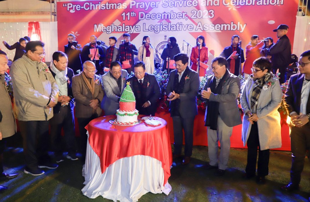 Meghalaya Legislative Assembly Secretariat holds Pre-Christmas prayer service & celebration