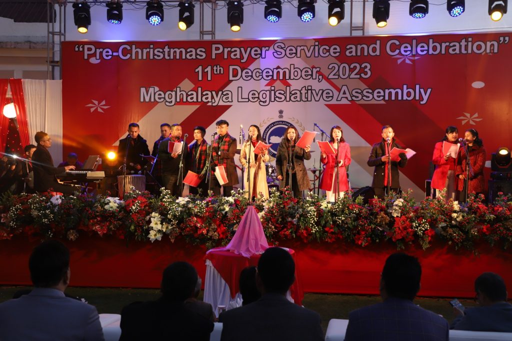 Meghalaya Legislative Assembly Secretariat holds Pre-Christmas prayer service & celebration