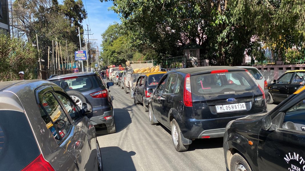 Christmas congestion challenges Shillong's festive spirit: Traffic woes amidst holiday joy