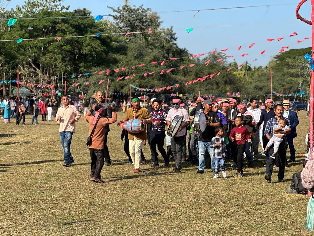 In Pics: Kharkutta in North Garo Hills celebrates Christmas morning with traditional dance