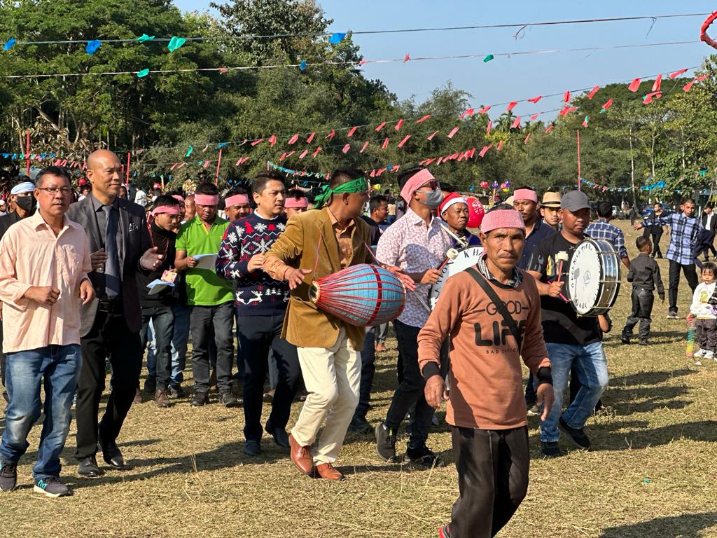 In Pics: Kharkutta in North Garo Hills celebrates Christmas morning with traditional dance