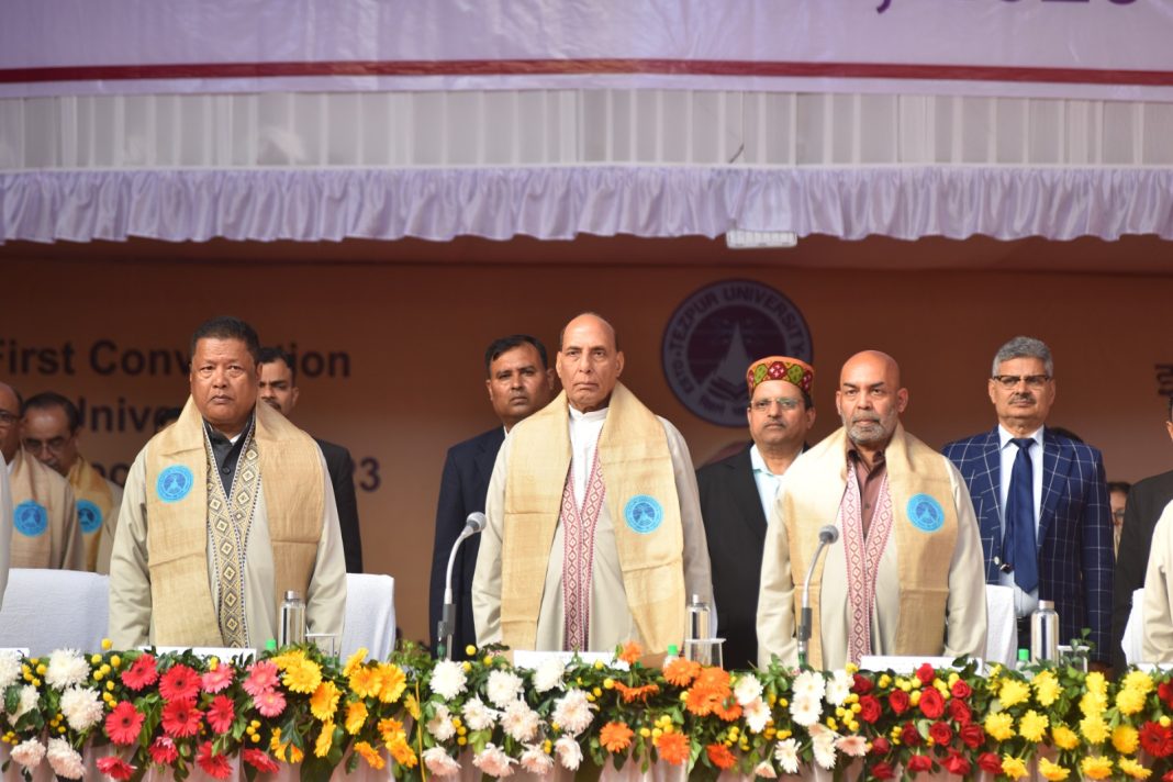 Rajnath Singh inspires Tezpur University graduates with vision for proactive 'Let's Do It' New India