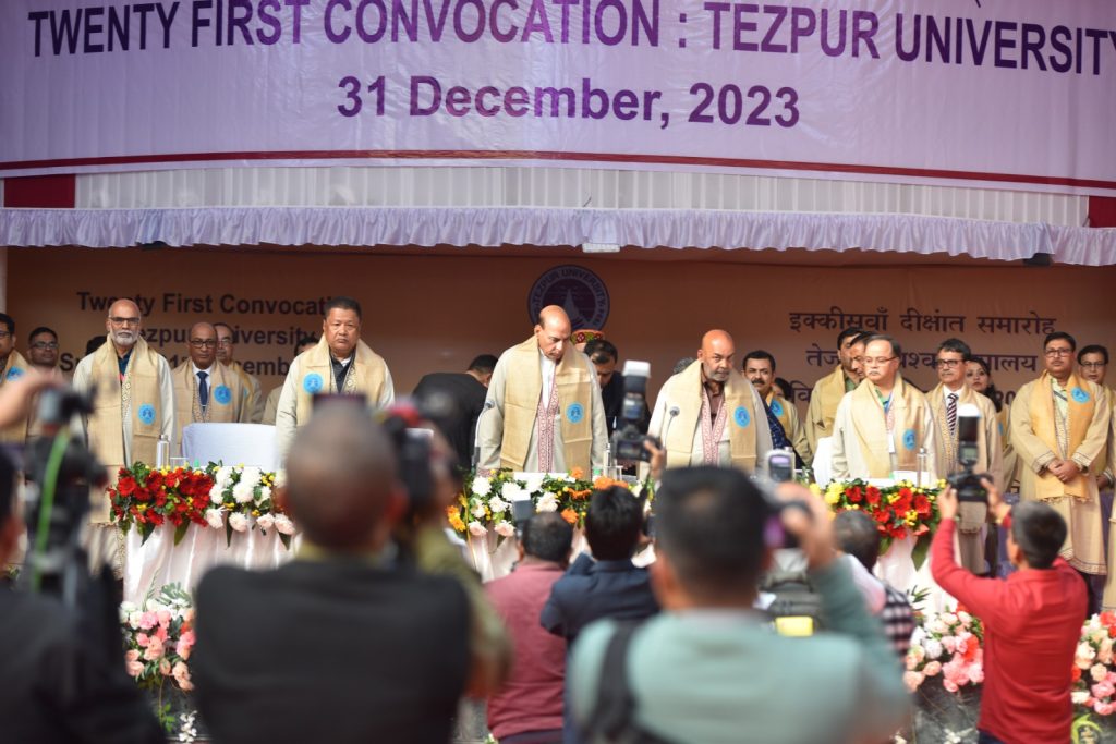 Rajnath Singh inspires Tezpur University graduates with vision for proactive 'Let's Do It' New India