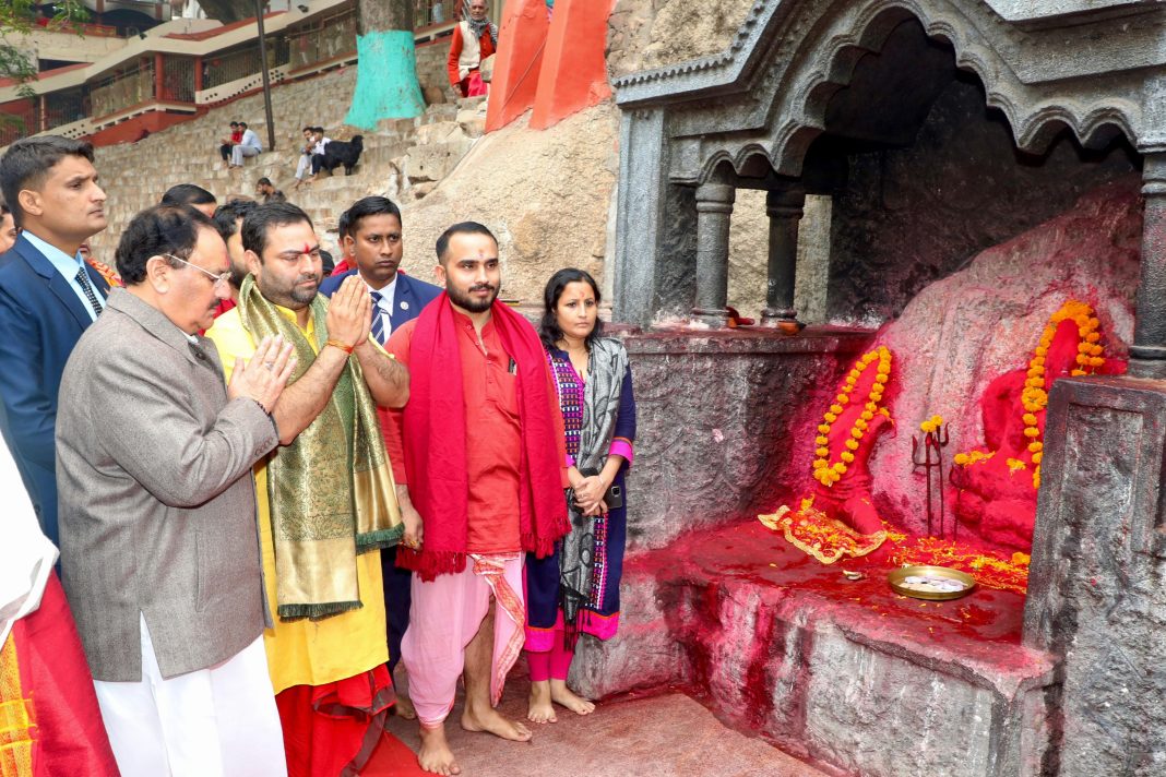 Lok Sabha Elections 2024: BJP National President JP Nadda seeks blessings at Maa Kamakhya temple
