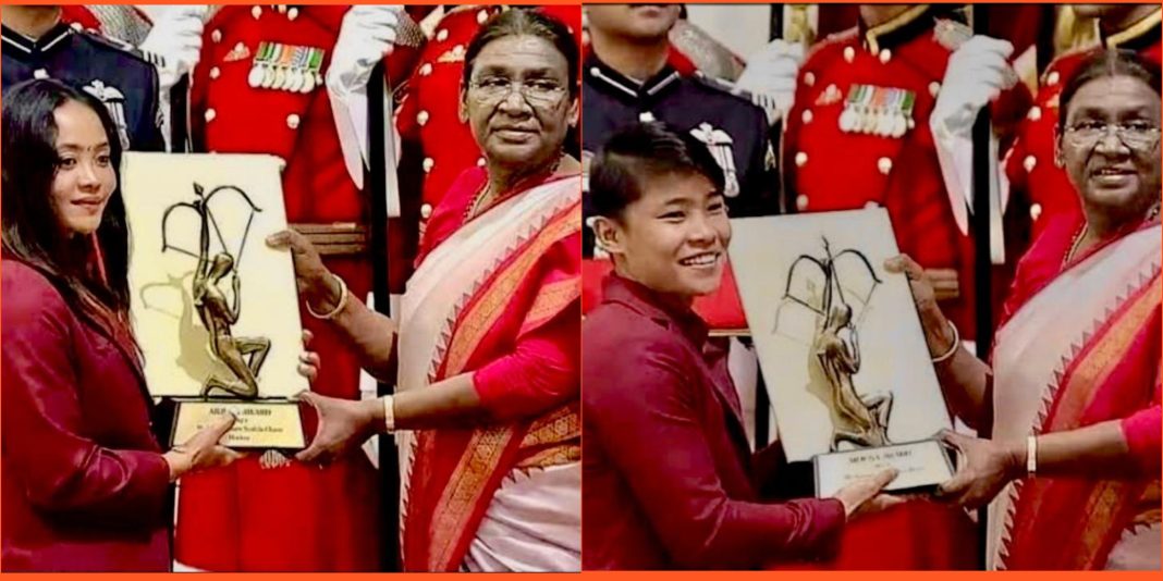 Manipur Glows with Arjuna Award Triumph: Sushila Chanu and Roshibina Devi Shine