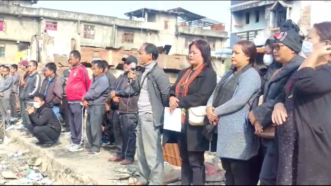 Manipur: Sit-in-protest highlights school burnings in Moreh, urges removal of Meitei State Force