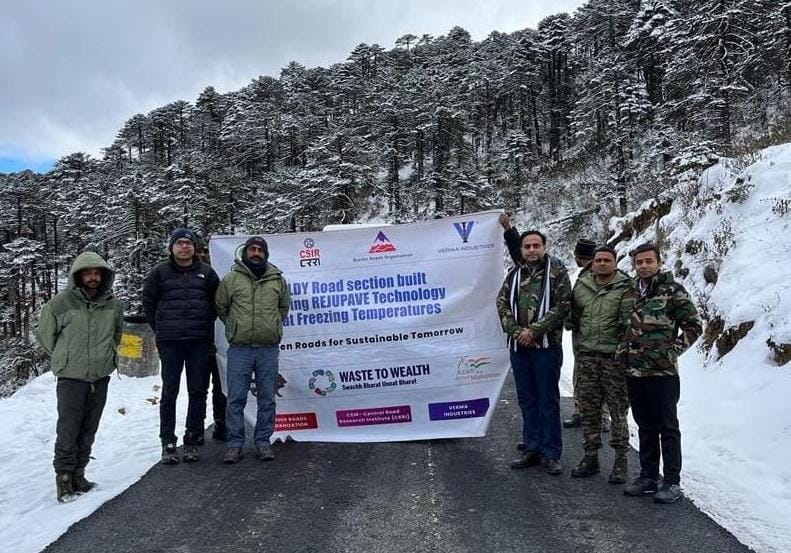 REJUPAVE Tech Transforms Subzero Road Construction on Indo-China Border for BRO in Arunachal Pradesh