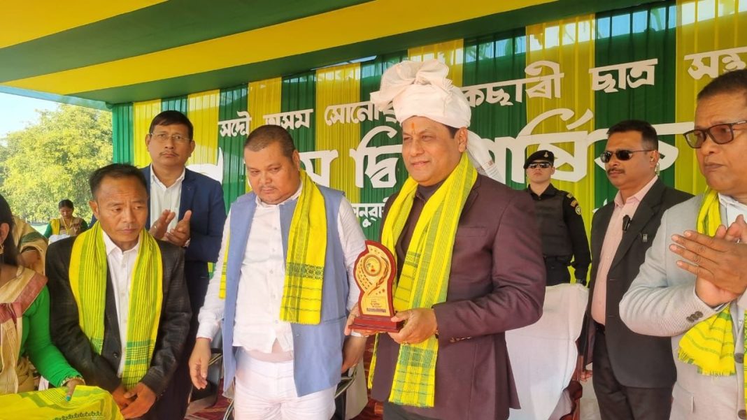 PM’s efforts have resulted in rapid progress of North Bank of Brahmaputra: Sonowal in Dhemaji