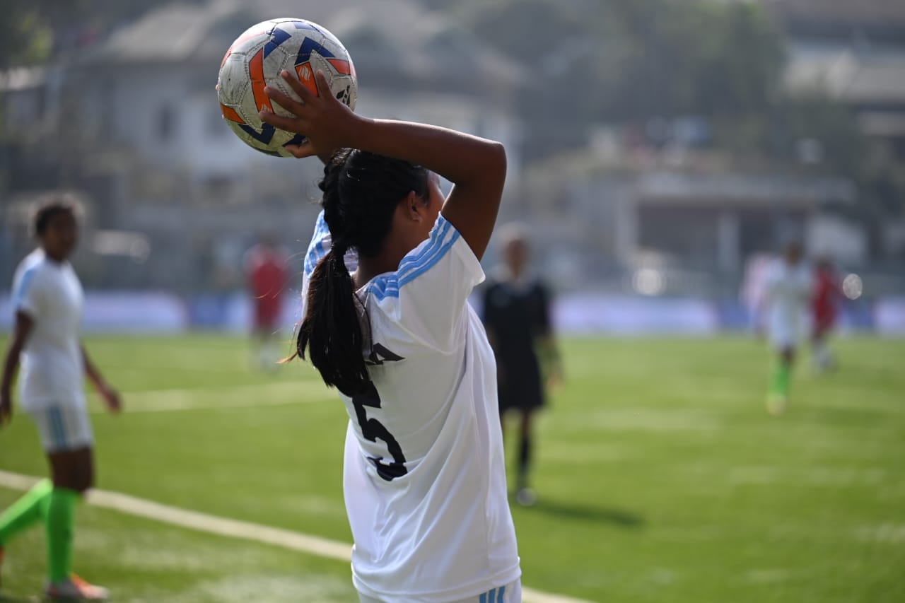 Meghalaya Games 2024: SWKH triumphs 4-0 over WGH in U-18 Girls' Football clash at