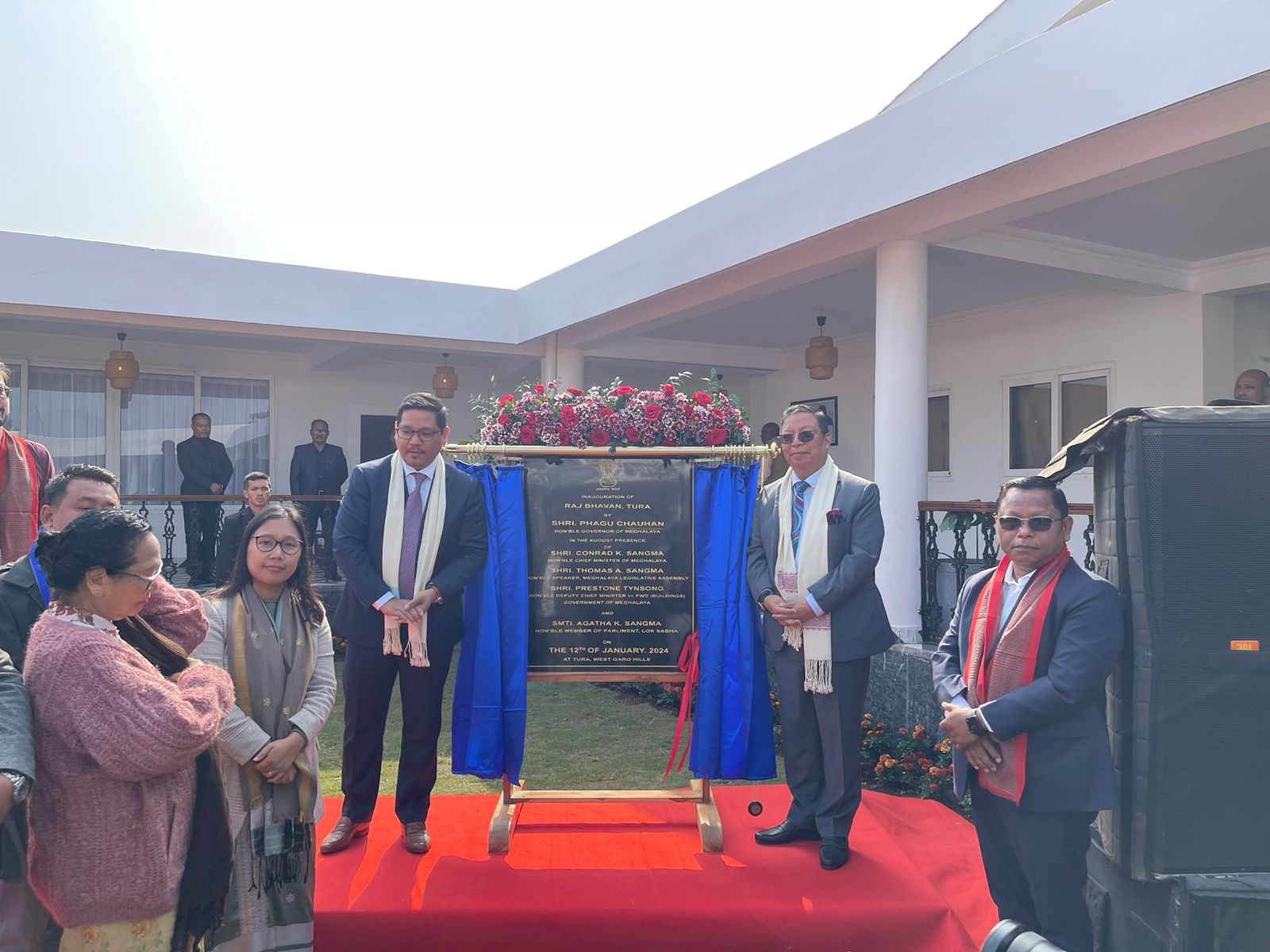 Red Letter Day for Tura as it gets Meghalaya’s second Raj Bhavan, CM calls it ‘show of unity’